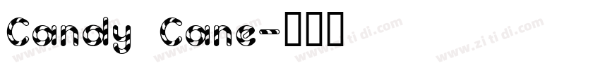 Candy Cane字体转换